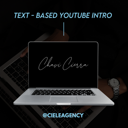 Text-Based Youtube Intro