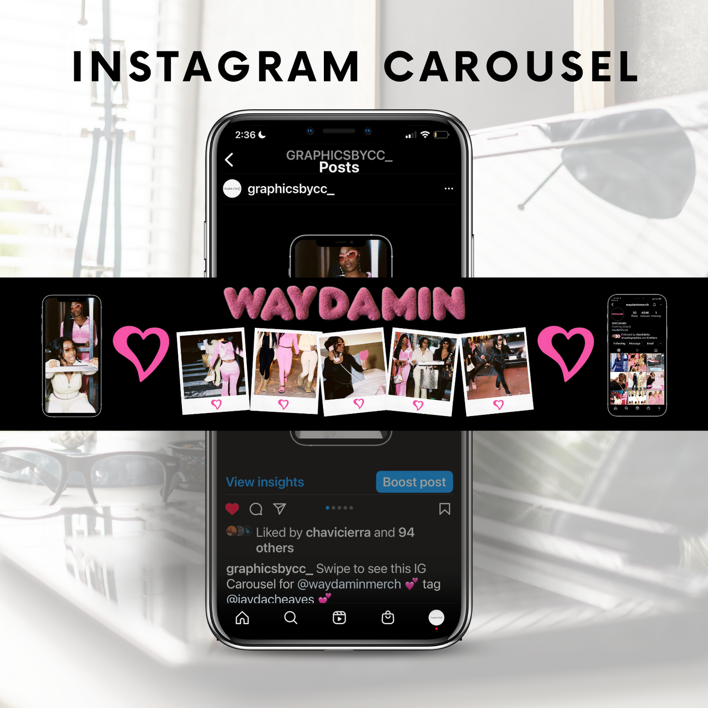Custom Instagram Carousel